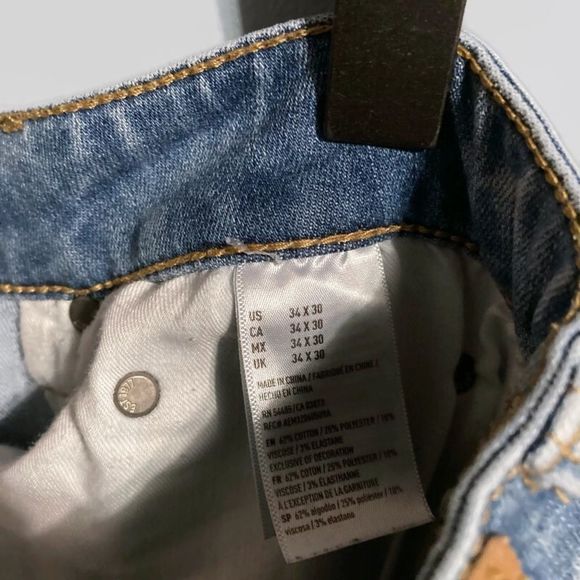 American Eagle Men's Slim Fit Light Blue Next Level Flex Jeans - Picture 5 of 7